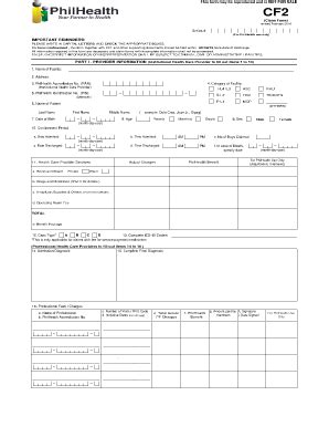 philhealth form cf2